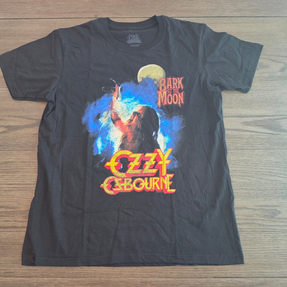 Ozzy Osbourne Bark at the Moon Werewolf Black Graphic T-Shirt XL NWT Licensed